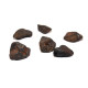 Chumpi stones Meteorite Peruvian Shaman 7 pieces without carved ANDEAN REIKI