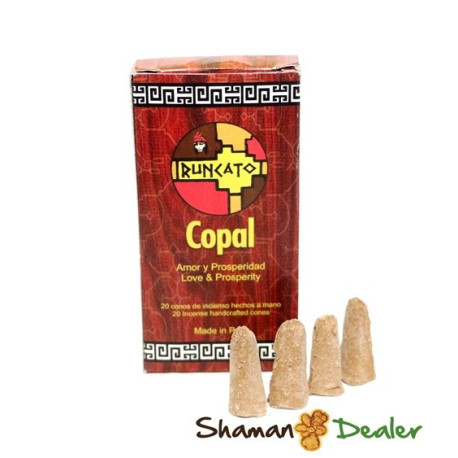 Amazonian Copal inciense cones 20 units NATURAL INCENSES