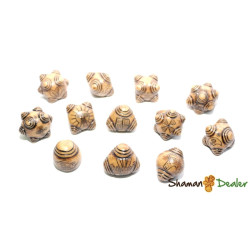 Chumpi khuyas Alabaster Shaman 12 STONES SET(mastana, florida water, rattle, etc) ANDEAN REIKI