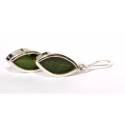 Coca leaves earrings from Peru (950 silver) OTHER PERUVIAN HANDICRAFTS