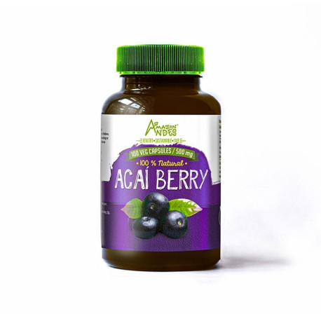 Acai capsules 100 * 500 mg AMAZONIAN SUPERFOODS