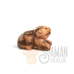 Amuleto de la suerte Sapo de piedra tallado a mano de Cuzco REIKI ANDINO