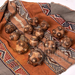 Chumpi khuyas Alabaster Shaman 12 STONES SET(mastana, florida water, rattle, etc) ANDEAN REIKI