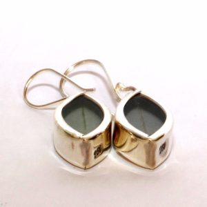 Real Coca leaves jewelry set pendant and earrings from Peru silver 950 OTHER PERUVIAN HANDICRAFTS