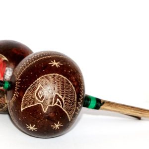 Amazon Shaman Rattles x 2 OTHER PERUVIAN HANDICRAFTS