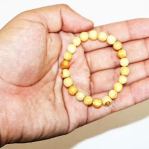 Hand made Palo santo bracelet from Peru - wooden beads PALO SANTO ART