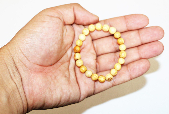Hand made Palo santo bracelet from Peru - wooden beads PALO SANTO ART