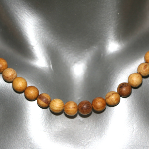Palo Santo Necklace From Peru - handmade wood beads PALO SANTO ART