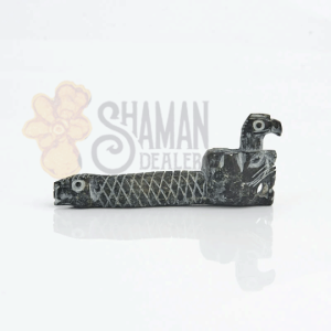 Stone smoking Pipe Inka Trilogy handcarved from ( Puma, condor, serpiente ) Cusco - Peru MAPACHO PIPES