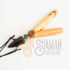 Amazon shamanic snuff kuripé for rapé of Palo santo wood PALO SANTO ART