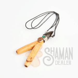 Amazon shamanic snuff kuripé for rapé of Palo santo wood PALO SANTO ART
