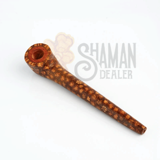 Huge Ayahuasca wooden Pipe MAPACHO PIPES