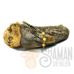 Palo santo bracelet moonphase golden PALO SANTO ART