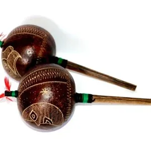 Amazon Shaman Rattles x 2 OTHER PERUVIAN HANDICRAFTS