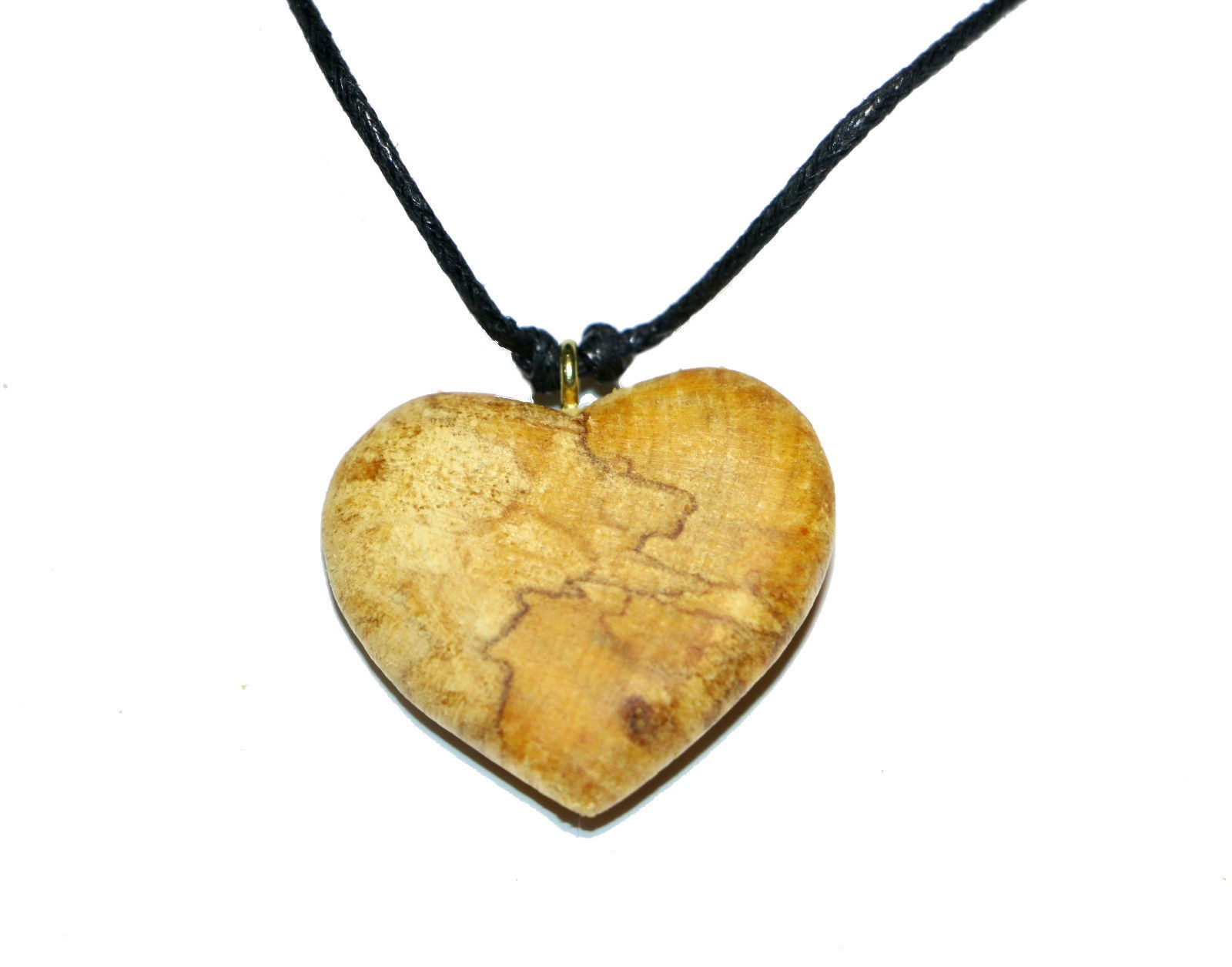 Palo Santo Pendat Heart Neklace From Peru PALO SANTO ART